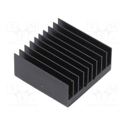 1 pcs x Advanced Thermal Solutions - ATS-54330K-C1-R0 - Heatsink: extruded, grilled, BGA, black, L: 33mm, W: 33mm, H: 14.5mm
