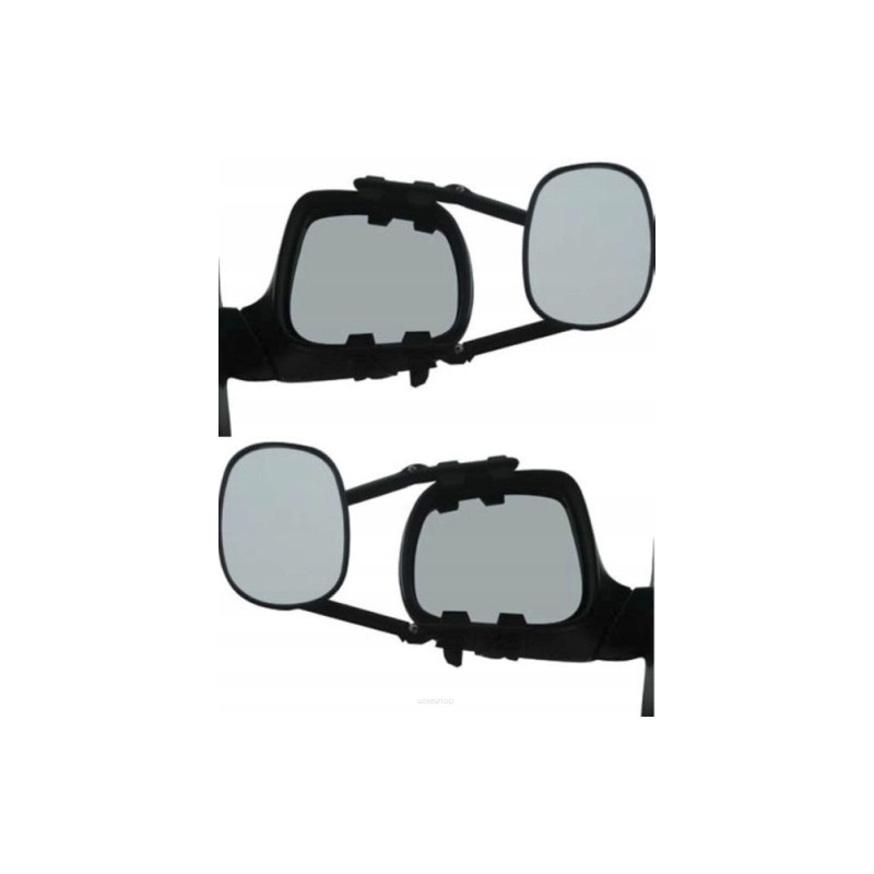 2 pcs. mirrors for towing trailers, left and right
