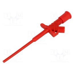 1 pcs x AXIOMET - AX-CP-07-R - Clip-on probe, pincers type, 10A, red, Grip capac: max.4mm, 4mm