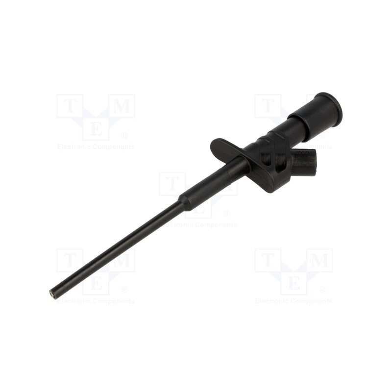 1 pcs x AXIOMET - AX-CP-07-B - Clip-on probe, pincers type, 10A, black, Grip capac: max.4mm, 4mm