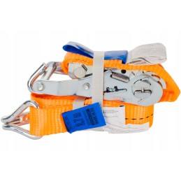 Lashing strap 4m 25mm 1t securing the trailer load