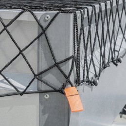 Trailer net, transport trailer, 2 2x3 5 m, stretched, elastic