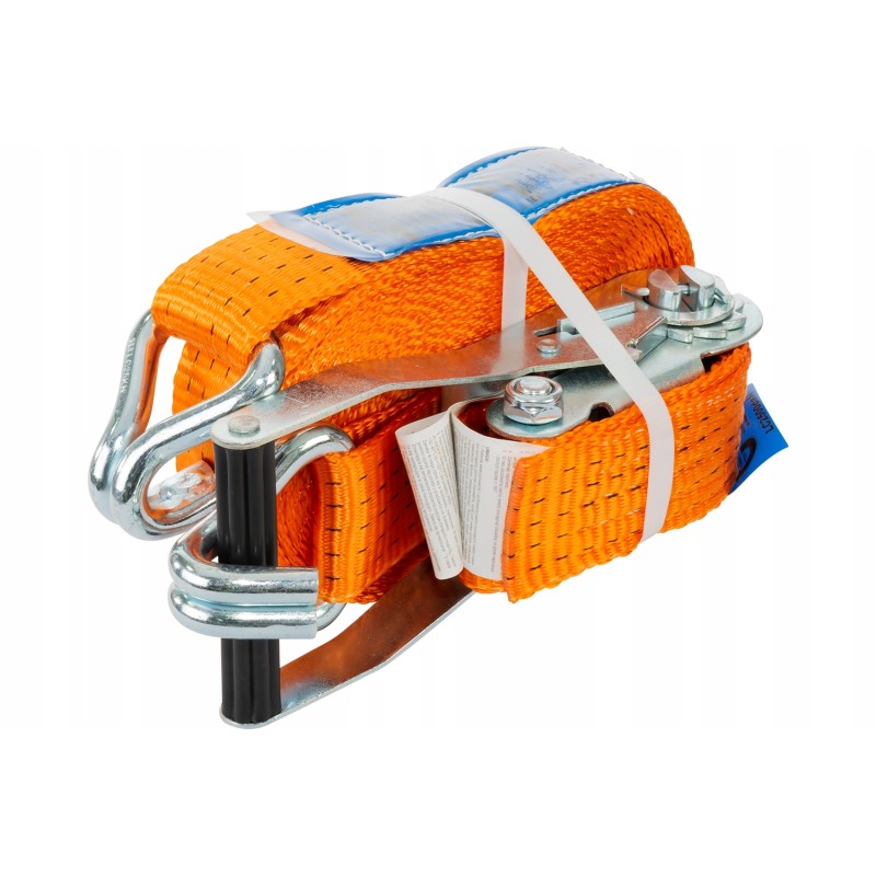 8m 50mm 5t lashing strap securing trailer load