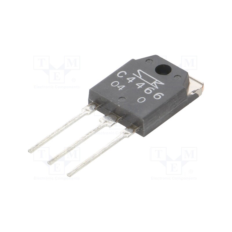 1 pcs x SANKEN - 2SC4466 - Transistor: NPN, bipolar, 80V, 6A, 60W, TO3P