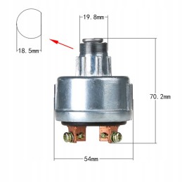 Ignition cylinder with 2 keys complete set
