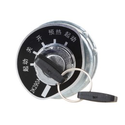 Ignition cylinder with 2 keys complete set