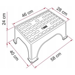 Entrance step magnum fiamma 200 kg