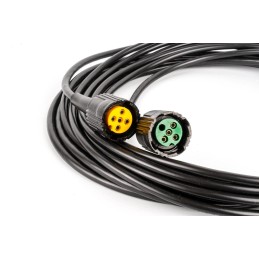 Cable harness 7pin 4m, 7pin bayonet 5pin plug