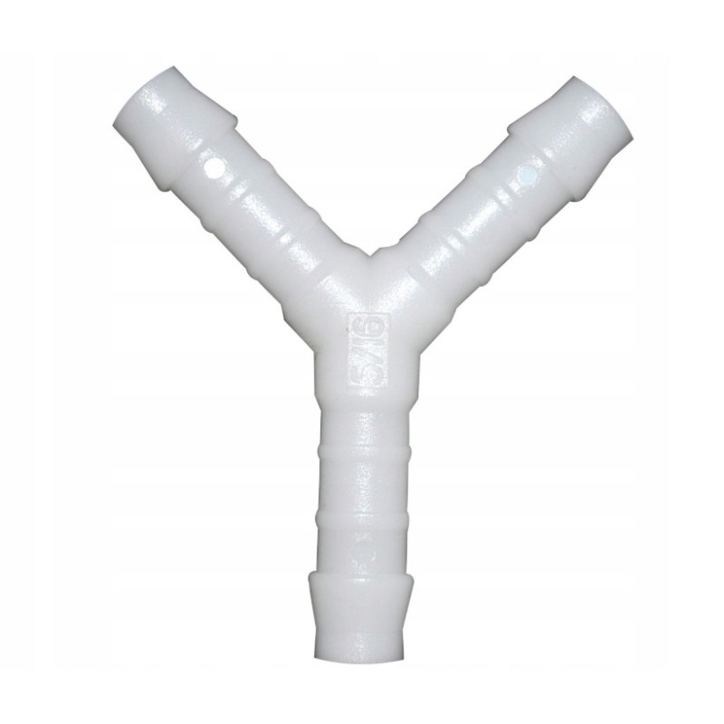 Water tee with a shapely 12mm water connector