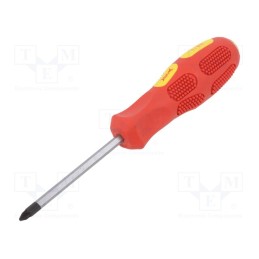 1 pcs x BM GROUP - BM1168 - Screwdriver, Pozidriv®, for impact, PZ1, Blade length: 75mm