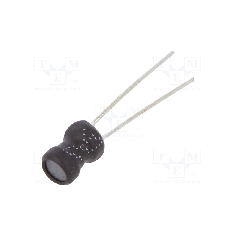 10 pcs x FERROCORE - COIL0406-0.0033 - Inductor: wire, THT, 3.3uH, Ioper: 2.4A, 70.66mΩ, ±20%, Ø5.5x7.5mm