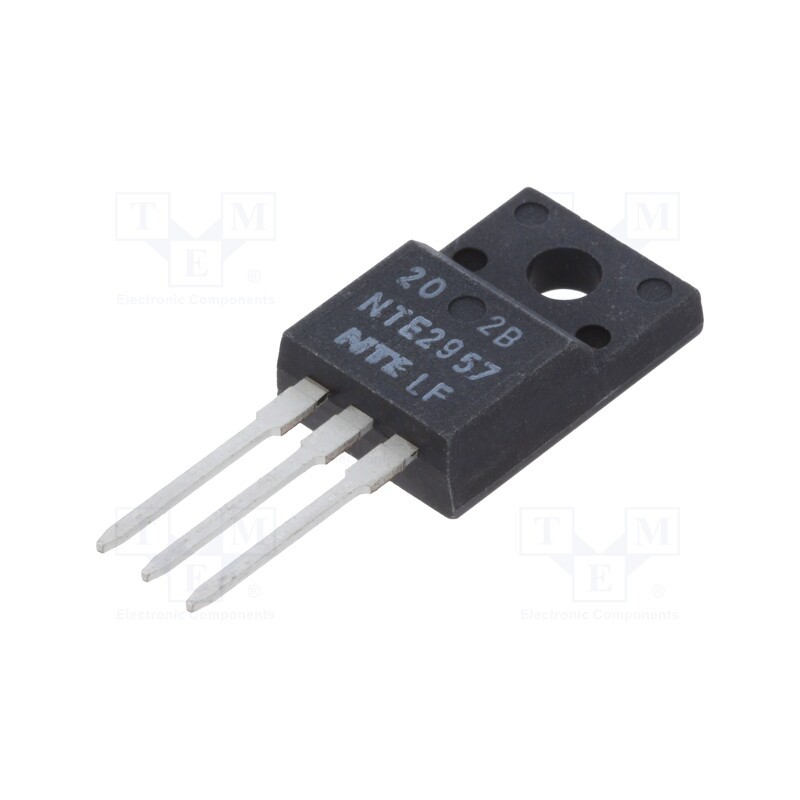1 pcs x NTE Electronics - NTE2957 - Transistor: N-MOSFET, unipolar, 700V, 5A, Idm: 15A, 30W, TO220FN