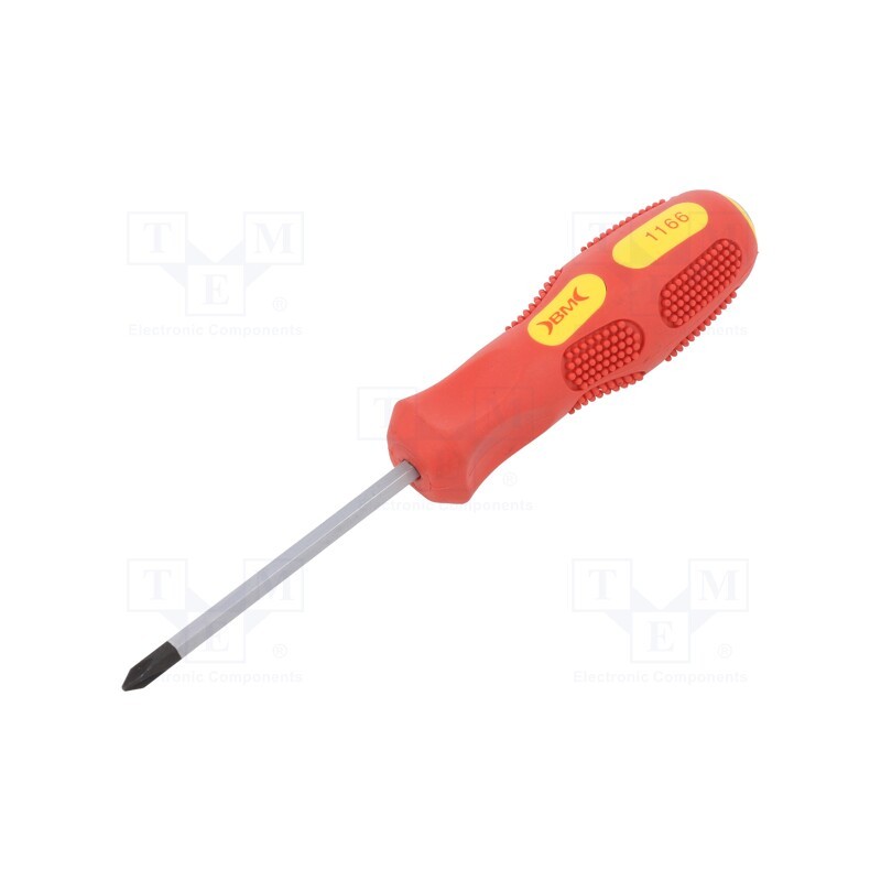 1 pcs x BM GROUP - BM1166 - Screwdriver, Phillips, for impact, PH1, Blade length: 75mm