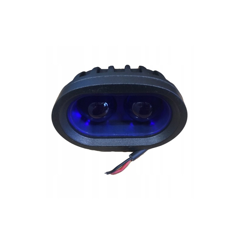 Blue LED work lamp for fork sprayer