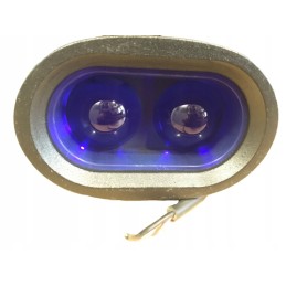 Blue LED work lamp for fork sprayer