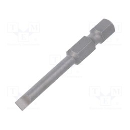 1 pcs x PHOENIX CONTACT - SF-BIT-SL 0,8X4,0-50 - Screwdriver bit, slot, 4,0x0,8mm, Overall len: 50mm