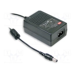 1 pcs x MEAN WELL - GSM25B12-P1J - Power supply: switched-mode, 12VDC, 2.08A, Out: 5,5/2,1, 25W, 86%