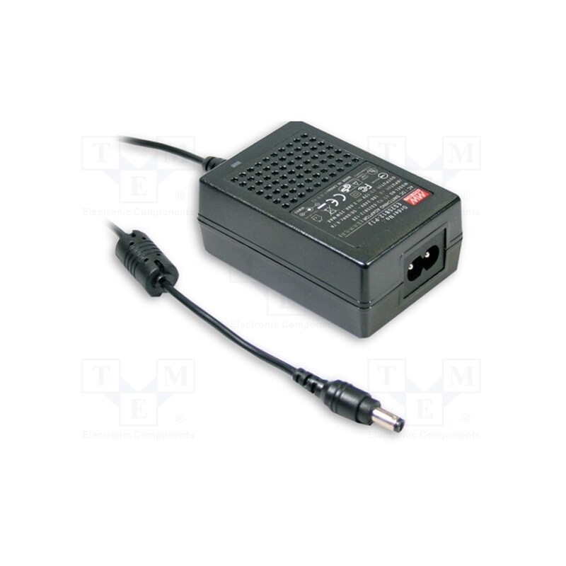 1 pcs x MEAN WELL - GSM25B12-P1J - Power supply: switched-mode, 12VDC, 2.08A, Out: 5,5/2,1, 25W, 86%