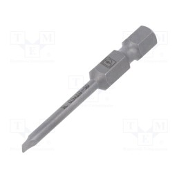 1 pcs x PHOENIX CONTACT - SF-BIT-SL 0,5X3,0-50 - Screwdriver bit, slot, 3,0x0,5mm, Overall len: 50mm