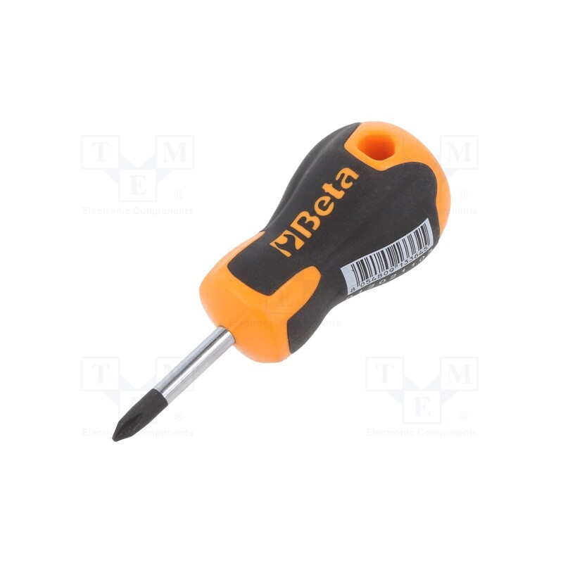 1 pcs x BETA - 12021103 - Screwdriver, Phillips, PH1, EVOX, Blade length: 30mm