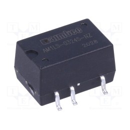 1 pcs x AIMTEC - AM1LS-0324S-NZ - Converter: DC/DC, 1W, Uin: 2.97÷3.63V, Uout: 24VDC, Iout: 42mA, SMD