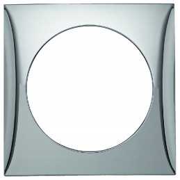 Berker chrome single frame for a camper