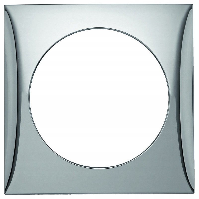 Berker chrome single frame for a camper