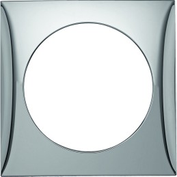 Berker chrome single frame for a camper