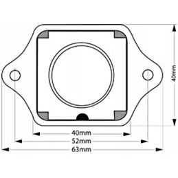 Push-in cabinet lock for yacht and camper cabinets