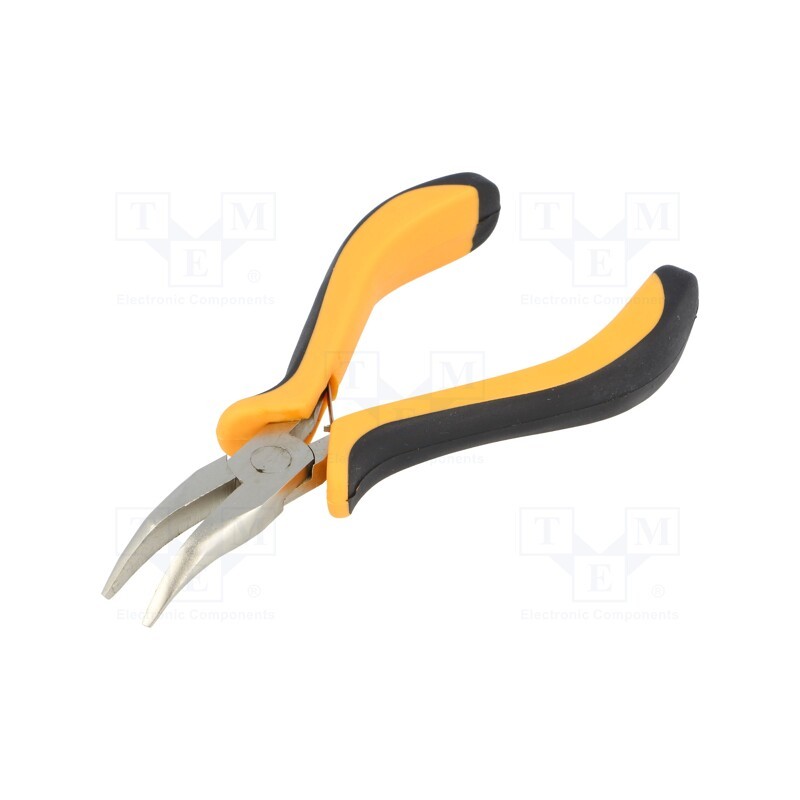 1 pcs x NEWBRAND - NB-2004HRB - Pliers, curved,precision,half-rounded nose, 130mm