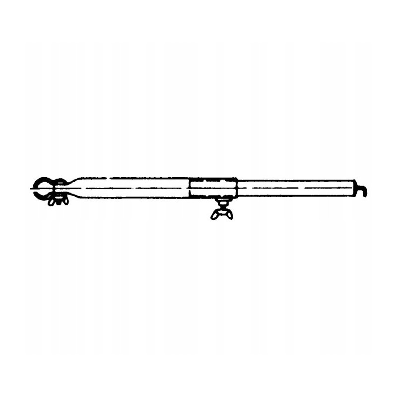Frame tube for the vestibule oe 25mm 160 260cm