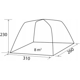 Vestibule inflatable tent drive away brunner trouper 2 0 180 230 cm