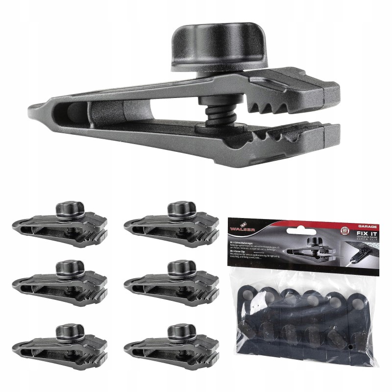 Walser screw fixing fix it tarpaulin mounting clamps 6 pieces