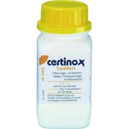 Certinox for cleaning clean water installations