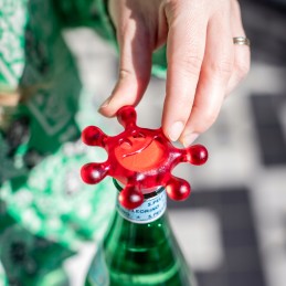 Sunny transparent goat bottle opener