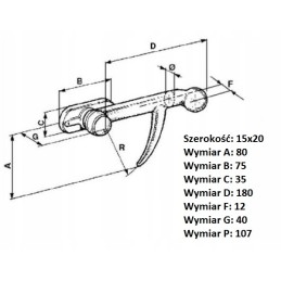 Paper clip lock for the side of the trailer body and supplies
