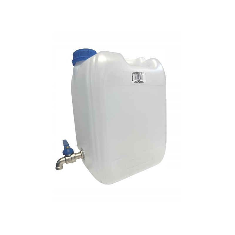 Water bank canister with tap, 10 liters