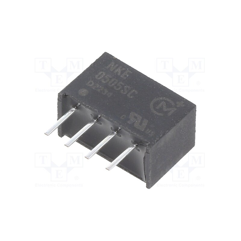1 pcs x Murata Power Solutions - NKE0505SC - Converter: DC/DC, 1W, Uin: 2.97÷3.63V, Uout: 5VDC, Iout: 200mA, SIP4