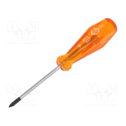 1 pcs x C.K - T4813 0 - Screwdriver, Pozidriv®, PZ0, HD Classic, Blade length: 60mm