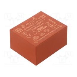 1 pcs x MYRRA - 47212 - Converter: AC/DC, 10W, 85÷265VAC, Usup: 120÷370VDC, Uout: 12VDC
