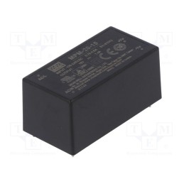 1 pcs x MEAN WELL - MPM-20-15 - Converter: AC/DC, 20W, 80÷264VAC, 15VDC, Iout: 1.4A, OUT: 1, 87%, PCB