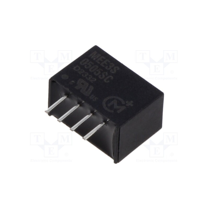 1 pcs x Murata Power Solutions - MEE3S0505SC - Converter: DC/DC, 3W, Uin: 4.5÷5.5V, Uout: 5VDC, Iout: 600mA, SIP