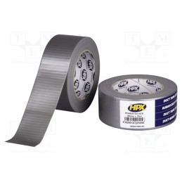 1 rol x HPX - PD4825 - Tape: duct, W: 48mm, L: 25000mm, Thk: 0.2mm, silver, natural rubber