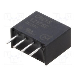 1 pcs x Murata Power Solutions - CRE1S1212SC - Converter: DC/DC, 1W, Uin: 10.8÷13.2V, Uout: 12VDC, Iout: 83mA, SIP