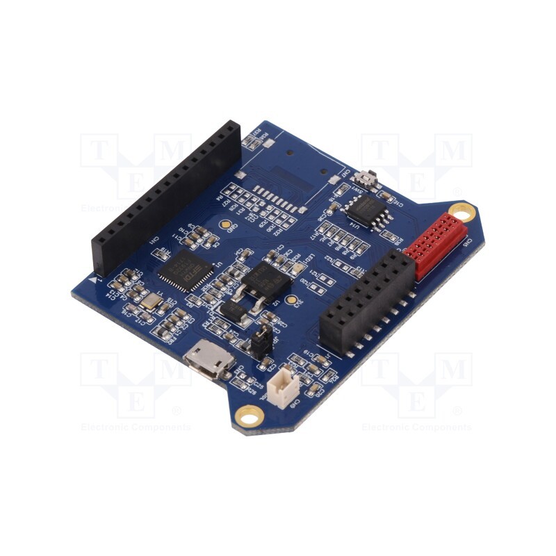 1 pcs x BRIDGETEK - MM932LC - Dev.kit: FT93x, pin strips,Micro-MaTch,USB B micro, Comp: FT932Q