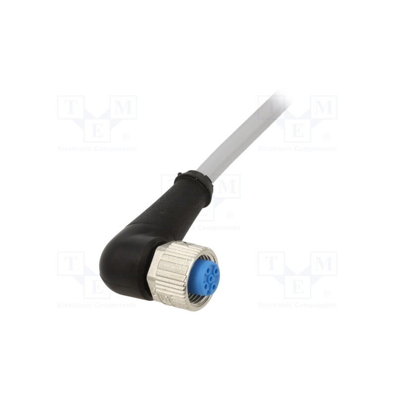 1 pcs x SICK - YG2A15-050VB5XLEAX - Connection lead, M12, PIN: 5, angled, 5m, plug, 125VAC, 4A, -30÷80°C