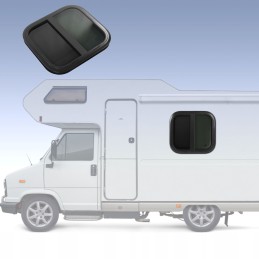 RV sliding window with mesh 500mm 400mm
