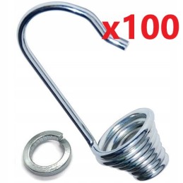 Spring hook, expander spring 6, clamp 100