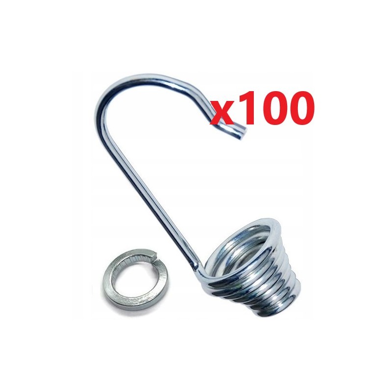 Spring hook, expander spring 6, clamp 100