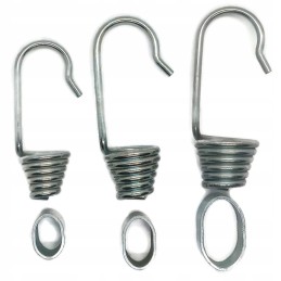 Spring hook, expander spring 6, clamp 100